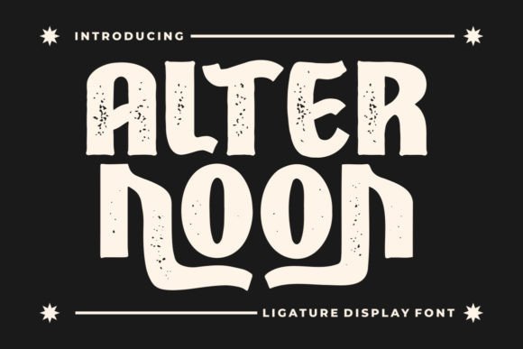 Alternoon: A Stylish Font for Creative Projects