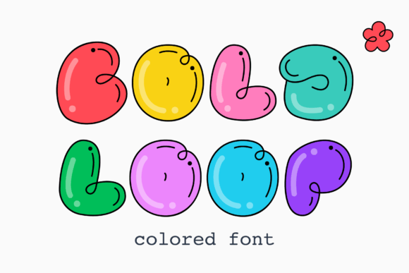 Bold Loop: A Playful Font for Modern Creative Expression