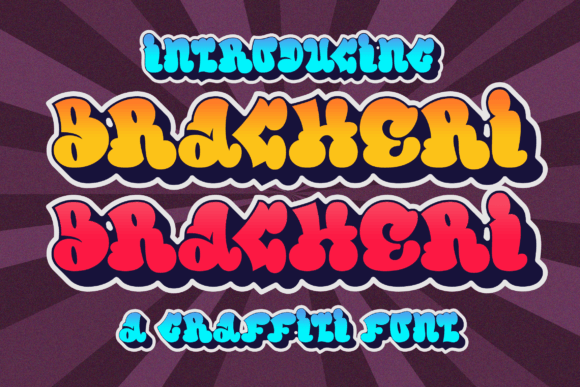 Bracheri: A Bold Display Font for Urban and Casual Designs