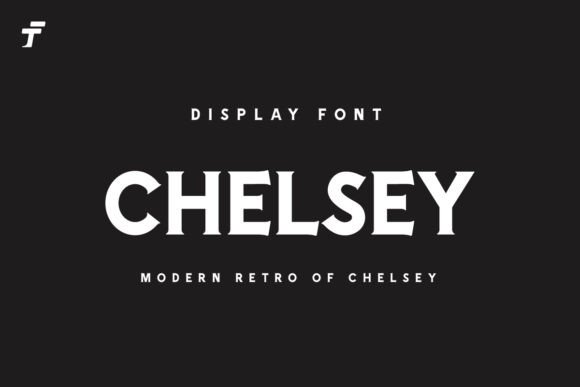 Chelsey: A Modern Display Font for Creative Impact