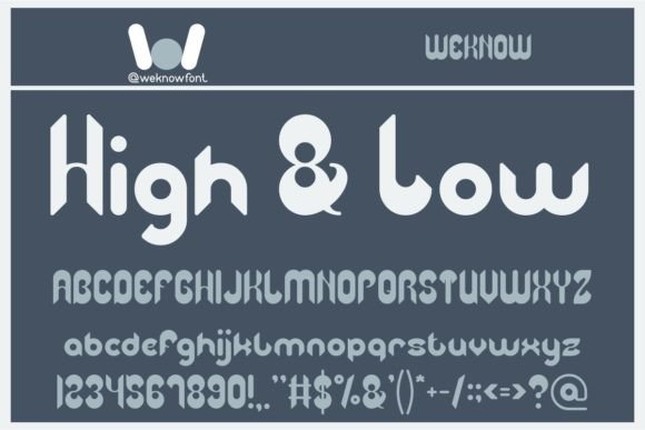 High and Low: The Display Font That Elevates Your Design Game