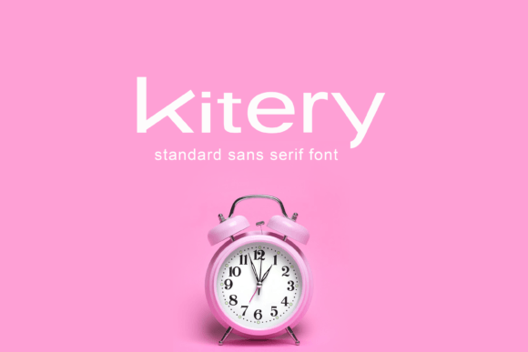 Kitery: A Unique Display Font for Creative Expression