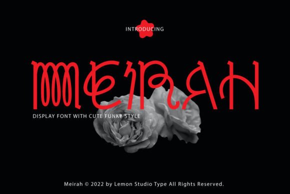 Meirah: A Funky Vintage Font for Bold Creative Expression