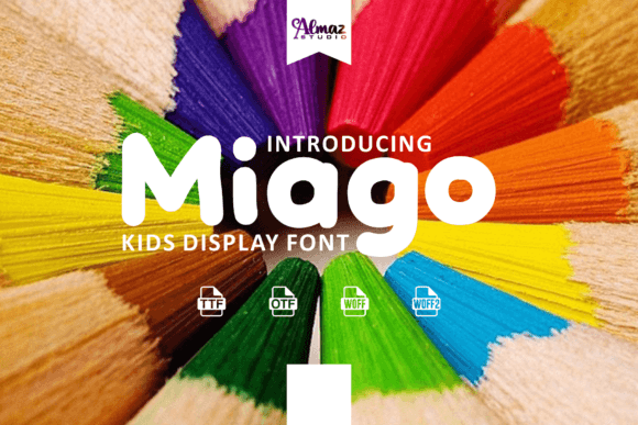 Miago Font: A Playful and Bold Brushed Typeface for Modern Designers