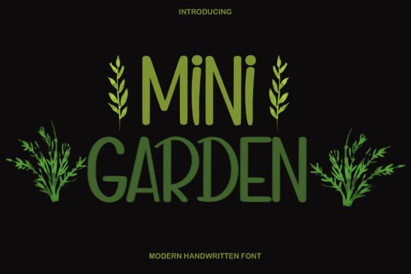 Mini Garden: A Font That Brings Creativity to Life