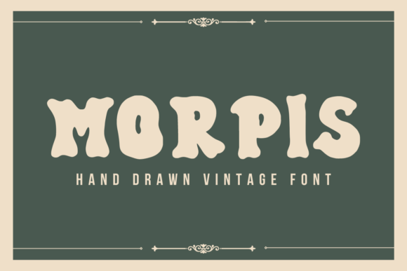 Morpis: A Unique Display Font for Creative Projects