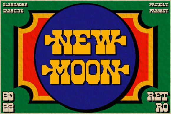 Newmoon: A Versatile Retro Display Font for Modern Design Projects