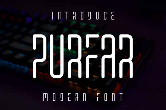 Purfar: A Unique Display Font for Creative Expression