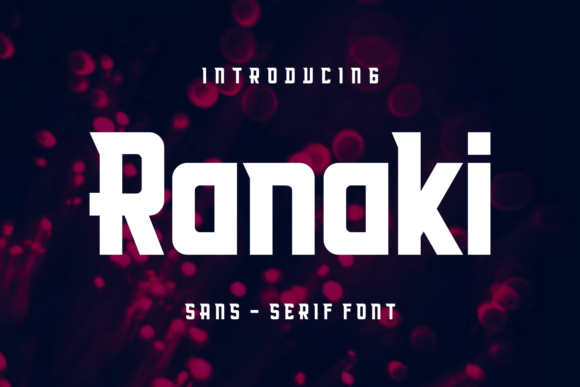 Ranaki: A Fun and Unique Display Font for Modern Creativity