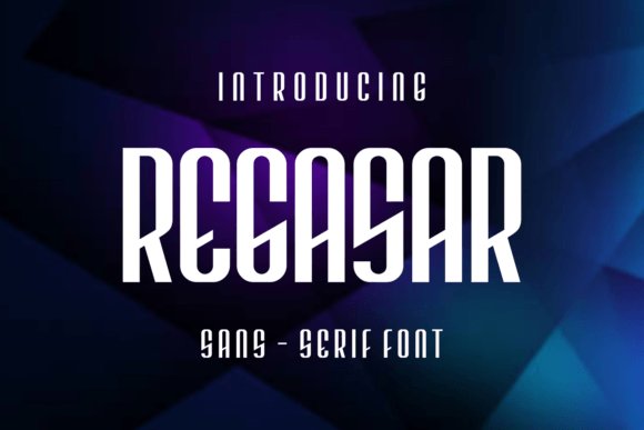 Regasar: A Fun and Unique Sans Serif Display Font for Modern Design