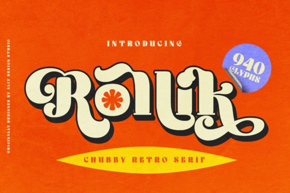Rollik: The Joyful Display Font for Creative Designs