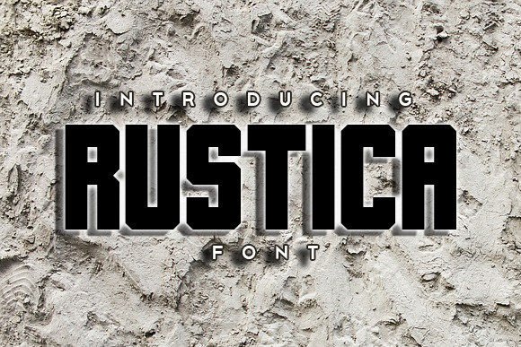 Rustica: A Blocky Typeface That Works Hard and Looks Great