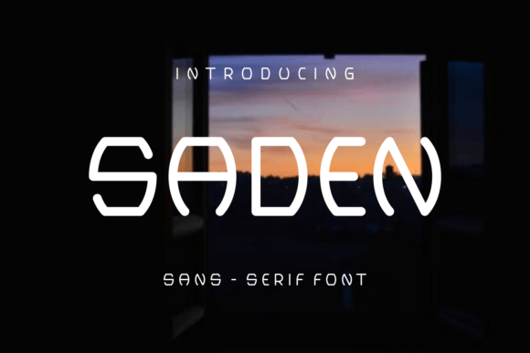 Saden: A Strategic Display Font for Purposeful Design