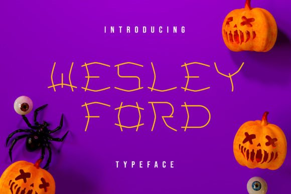 Wesley Ford: A Unique Display Font for Creative Projects